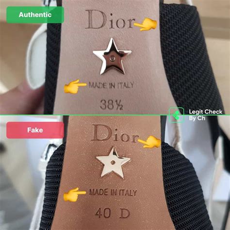 how to spot fake dior slide's